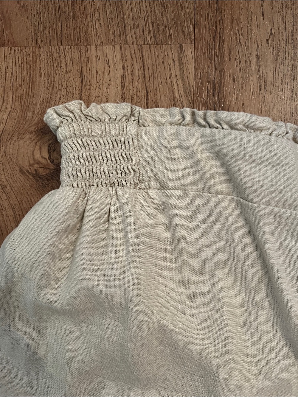 NWT LC Lauren Conrad Linen Blend Pull On Shorts - Picture 2 of 7